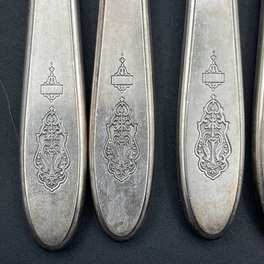Oneida Community Bird of Paradise Silverplate Flatware Lot 18 Pc 1923
